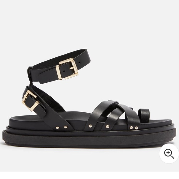 ALOHAS Women's Buckle Up Leather Sandals Size 38 - Picture 1 of 4